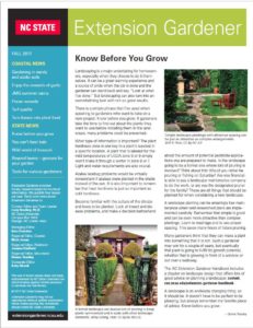 Extension Gardener newsletter image