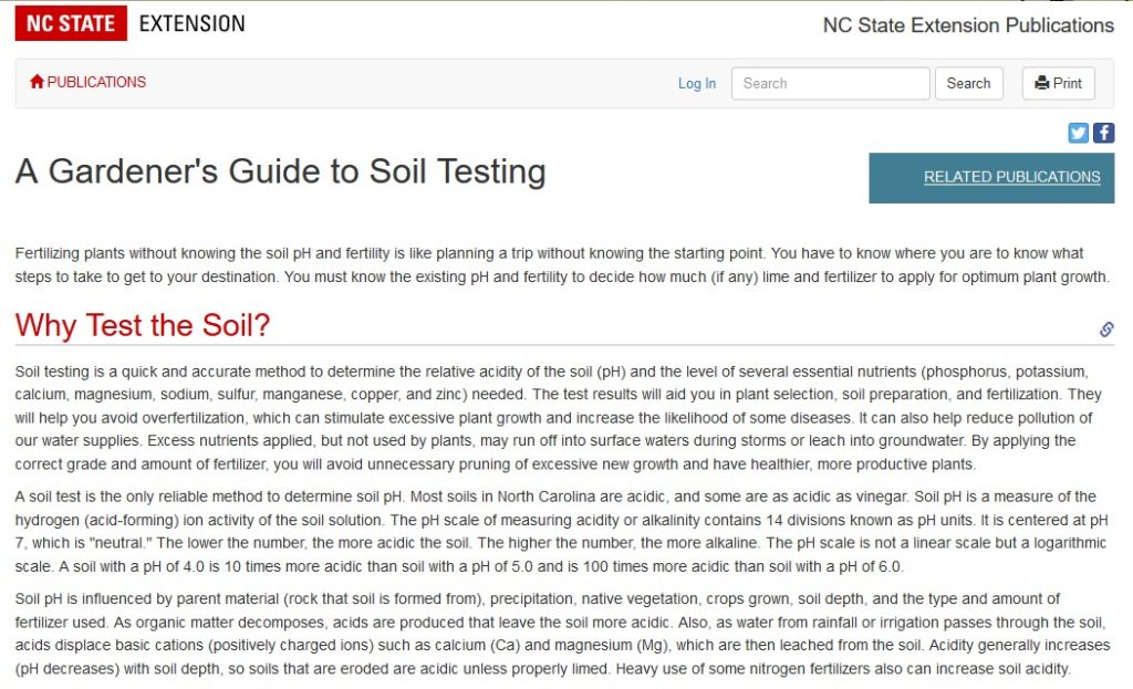 A Gardener’s Guide to Soil Testing NC State Extension