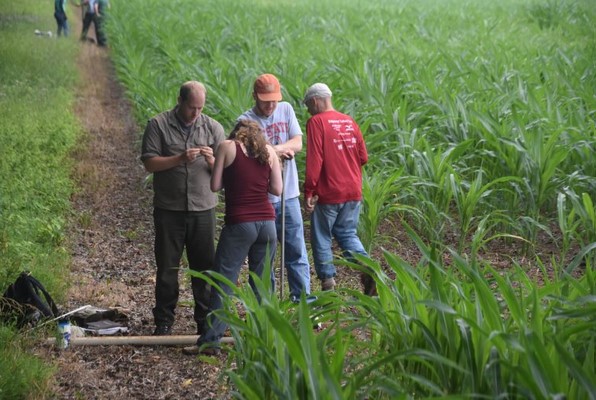 Soil Scientist in Field